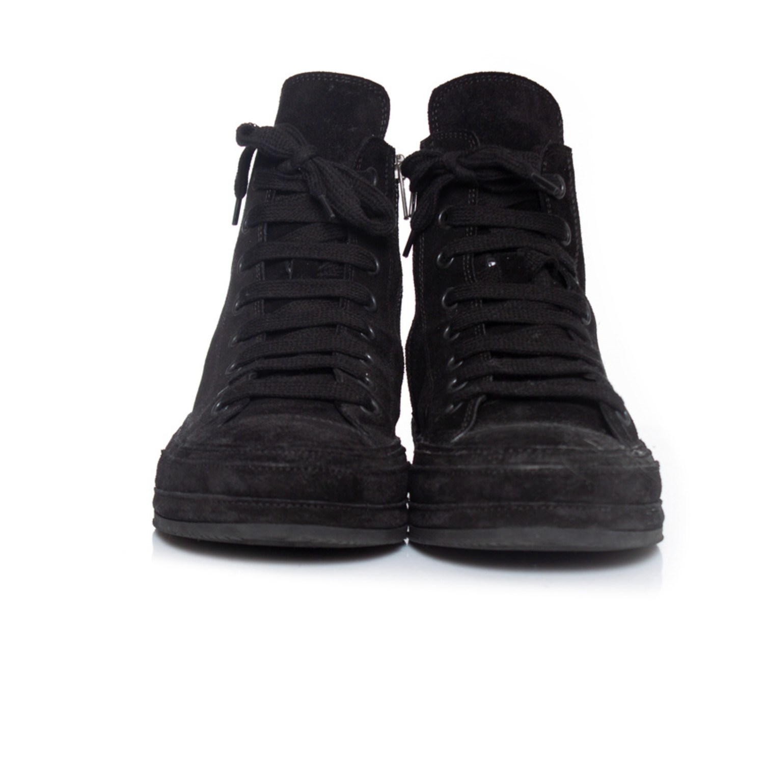 Ann Demeulemeester, Suede high top lace up sneaker - Unique 