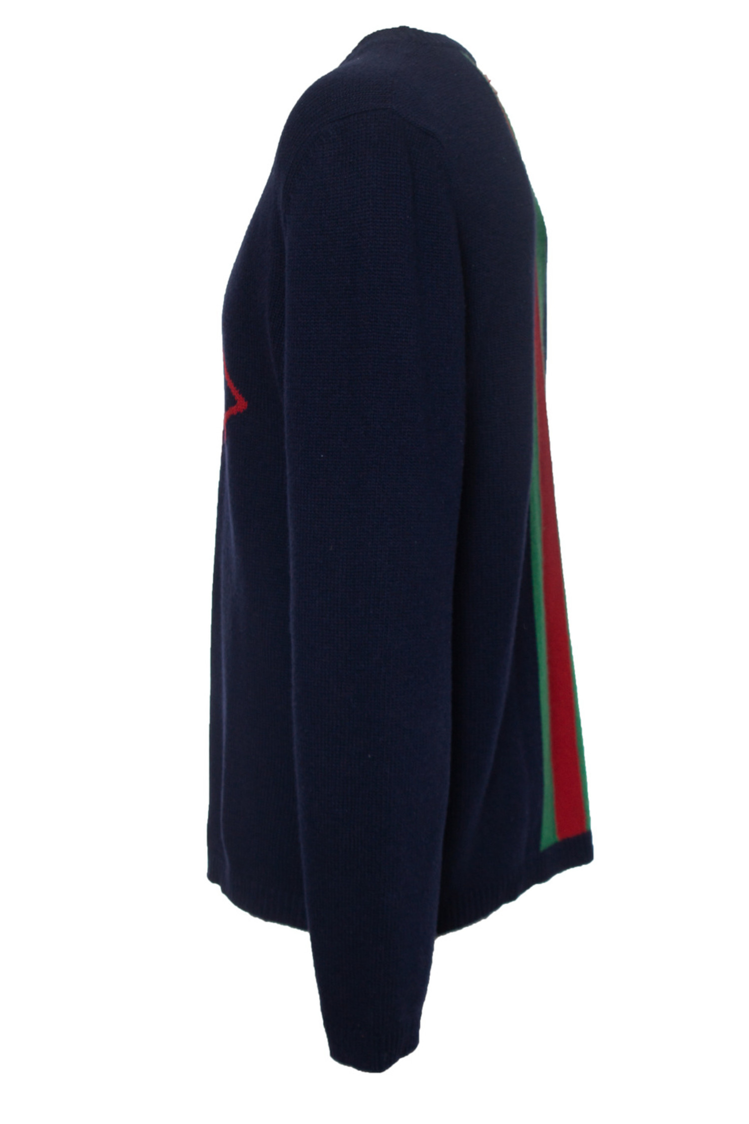 Gucci, Bee web stripe wool sweater - Unique Designer Pieces