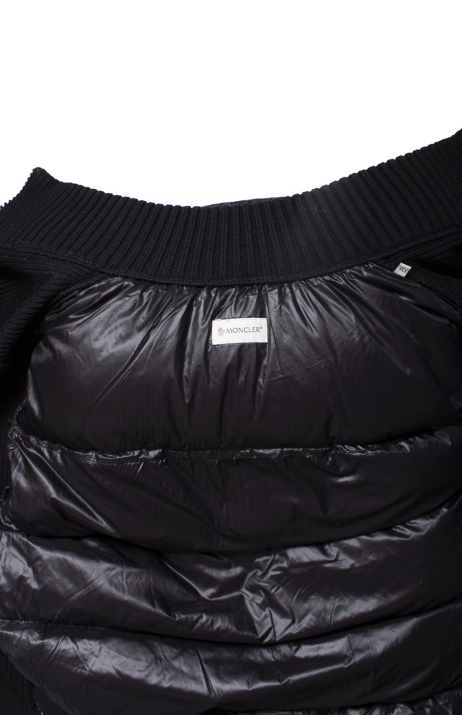 MONCLER ロコハッチシッフアッフキレット 1A000625396Q 542 Moncler, Logo patch zip up hooded quilt jacket - Unique