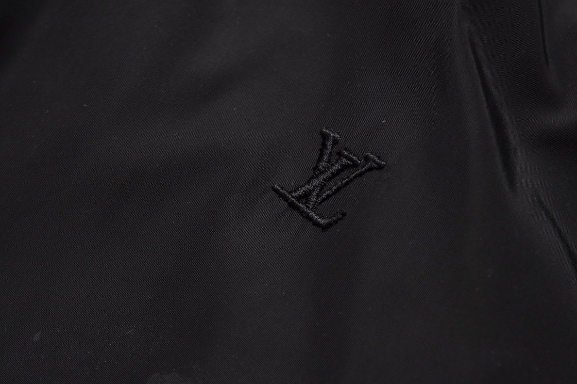 Louis Vuitton, Black windbreaker jacket - Unique Designer Pieces
