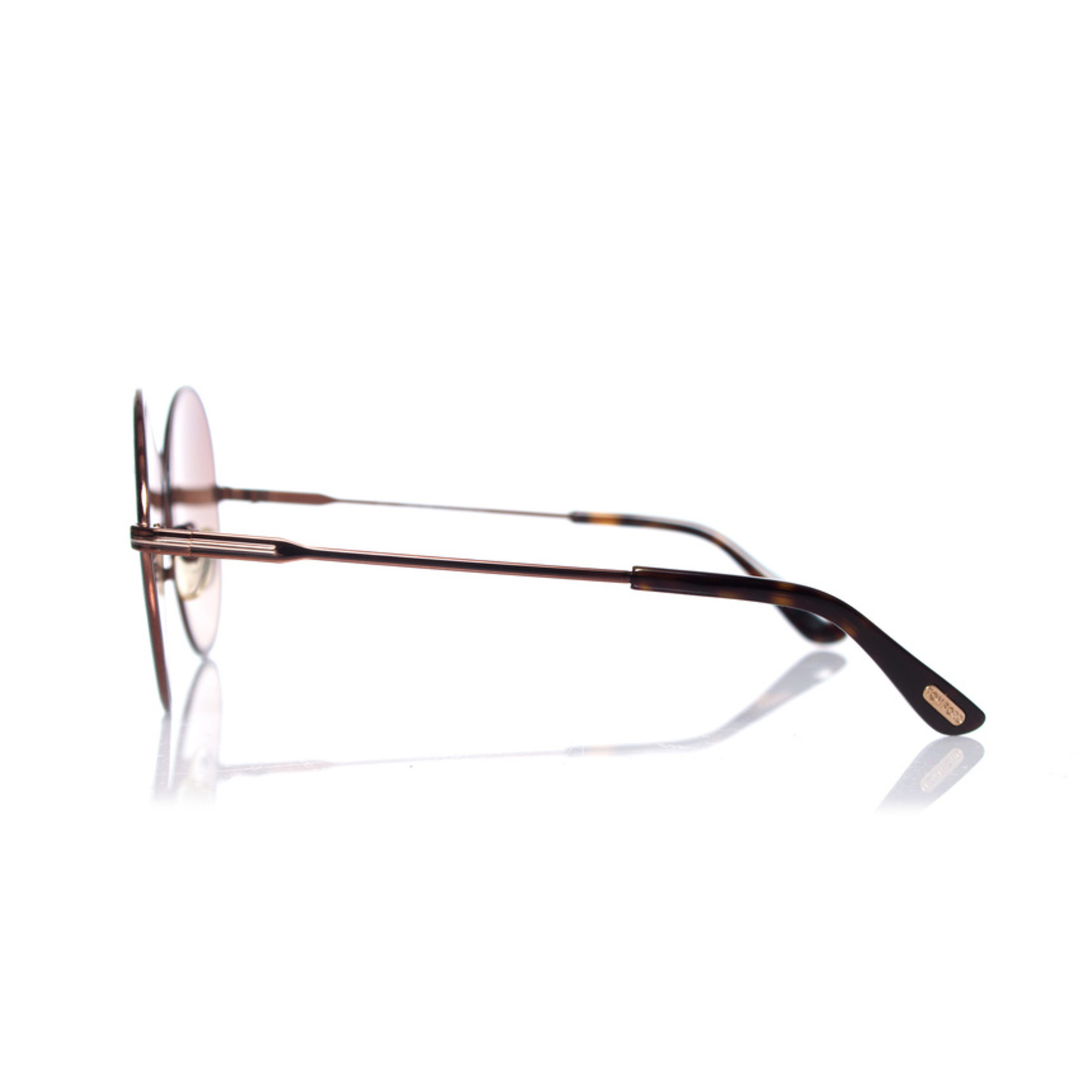 Tom Ford, Brown metal Rania sunglasses - Unique Designer Pieces