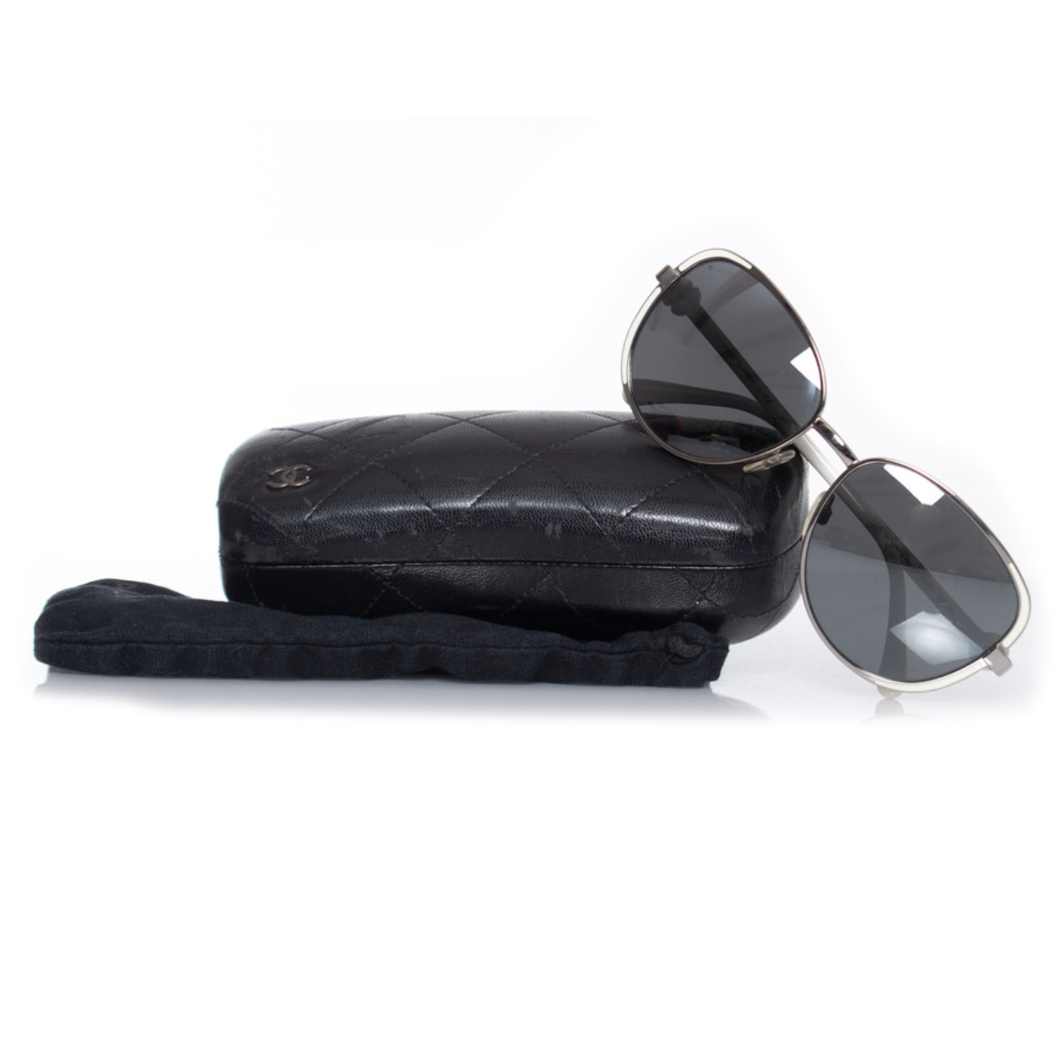 Chanel, Metal frame camellia sunglasses - Unique Designer Pieces