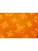 LOUIS VUITTON Monogram Jacquard Crew Neck Sweatshirt XS Orange RM192M Auth  ak191
