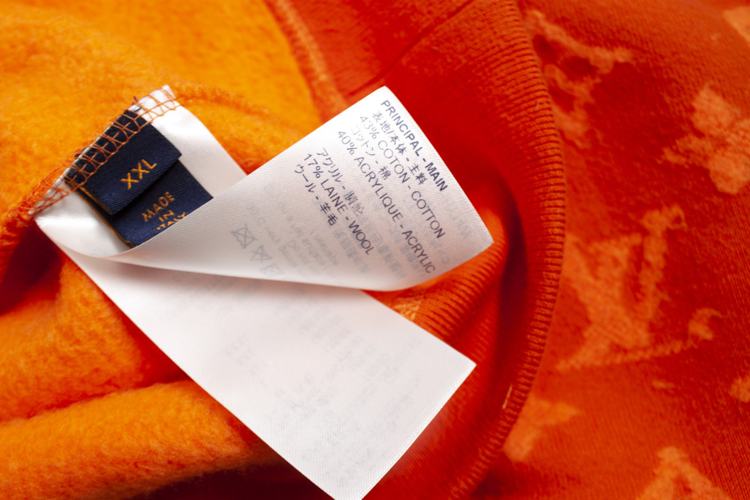 Orange Louis Vuitton Sweatshirt