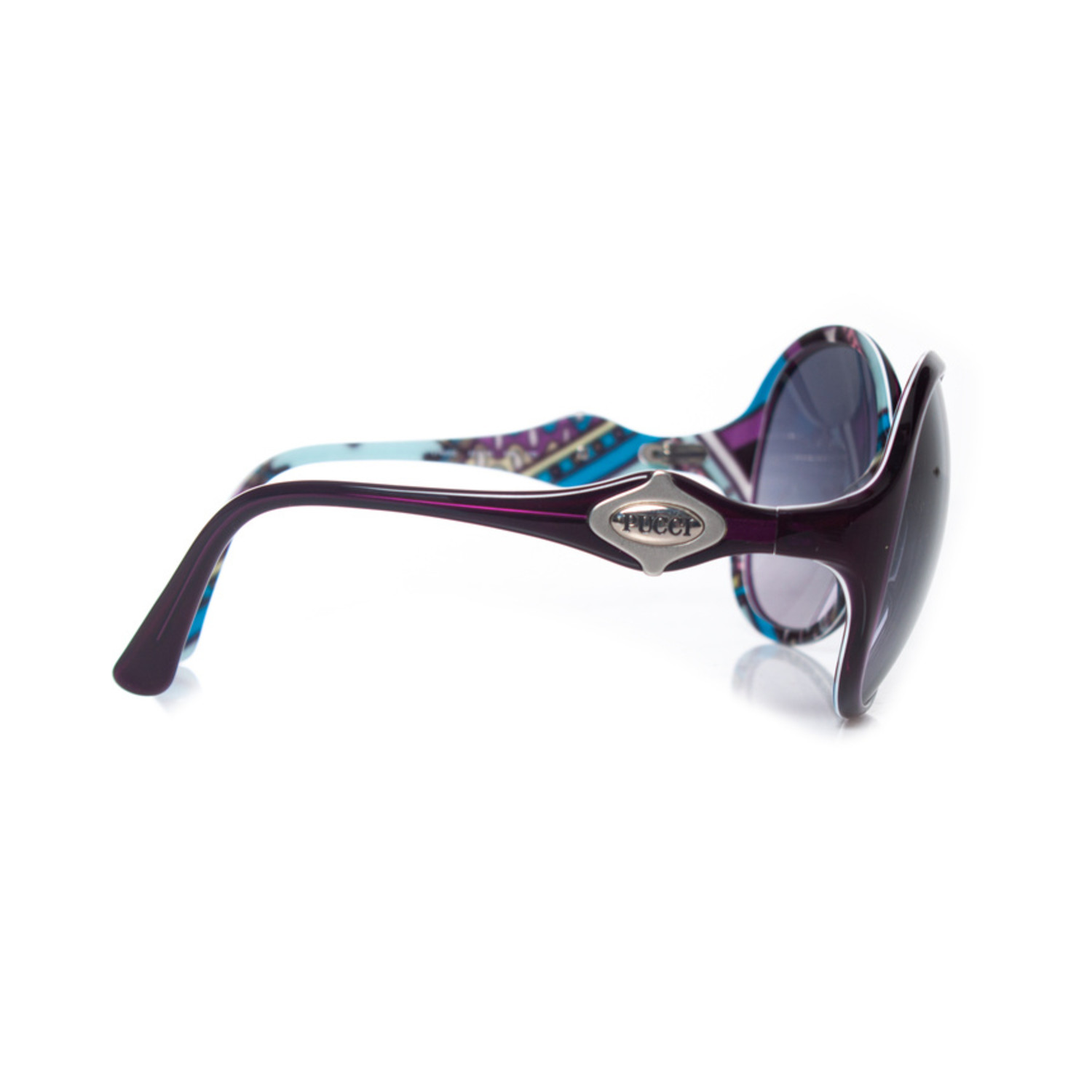 Emilio Pucci, Purple oversized sunglasses - Unique Designer  display picture 2