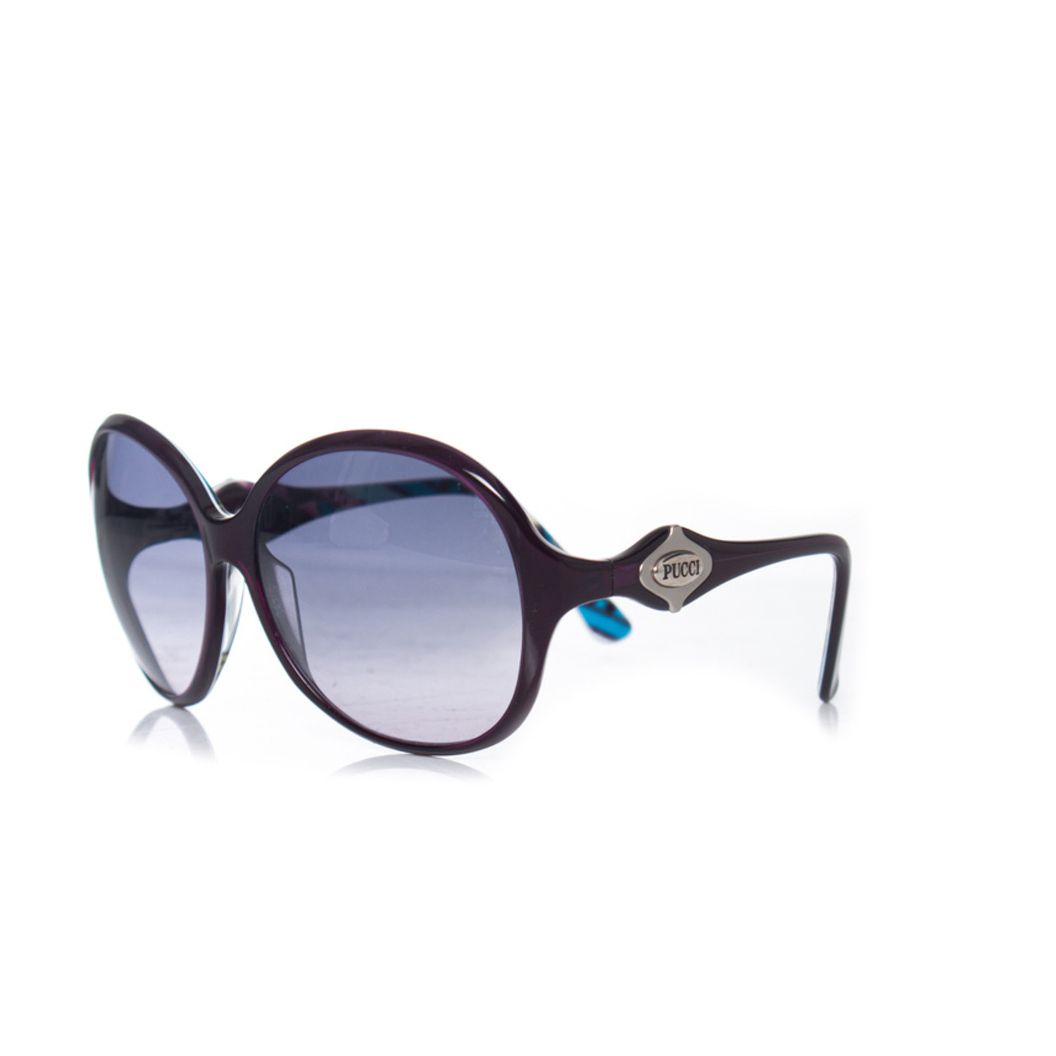 Emilio Pucci Purple Oversized Women\'s Sunglasses Emilio Pucci Oversized Square Purple Gradient Sunglasses  main image 4