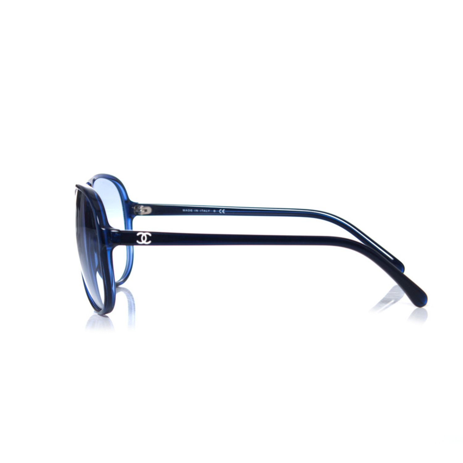 Chanel Blue Cat Eye Aviator Sunglasses – Timeless Vintage Company