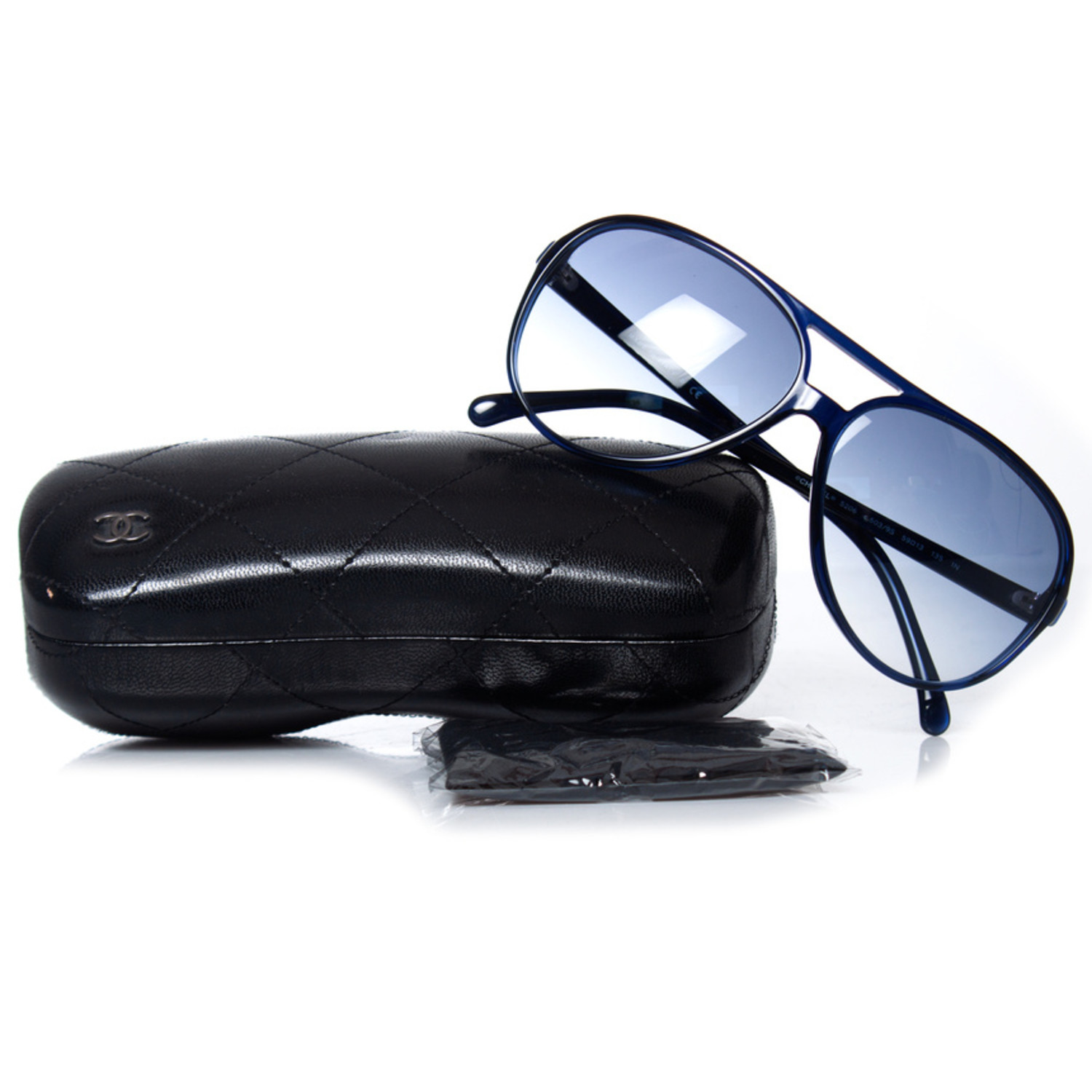 Chanel, Blue aviator sunglasses - Unique Designer Pieces display picture 3