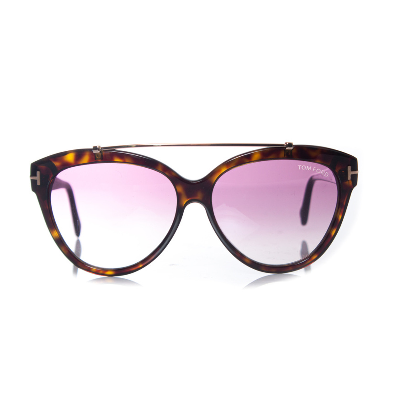 Tom Ford, Livia sunglasses with tortoise print - Unique Designer Pieces