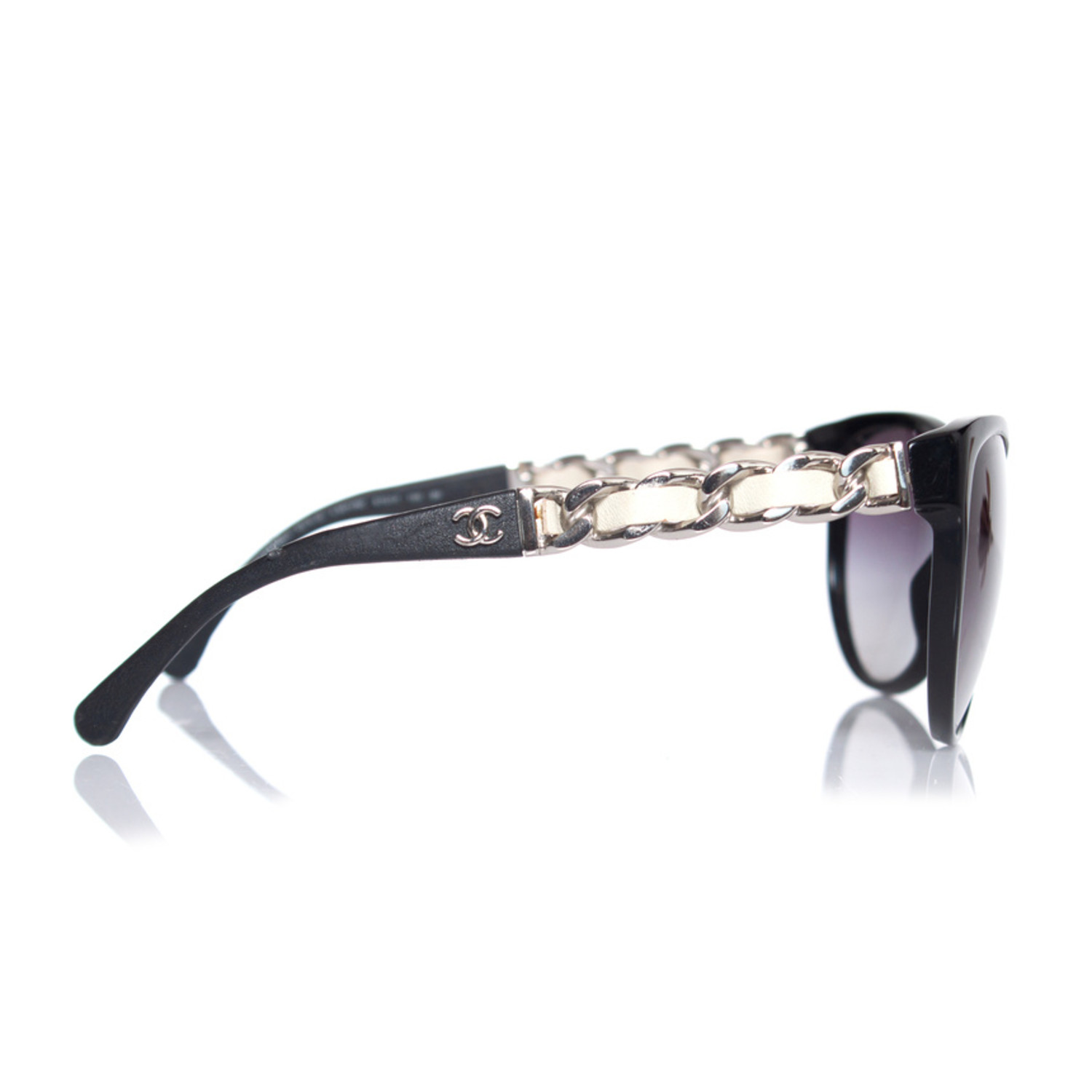 Chanel, Cat-eye chain link sunglasses - Unique Designer Pieces display picture 2