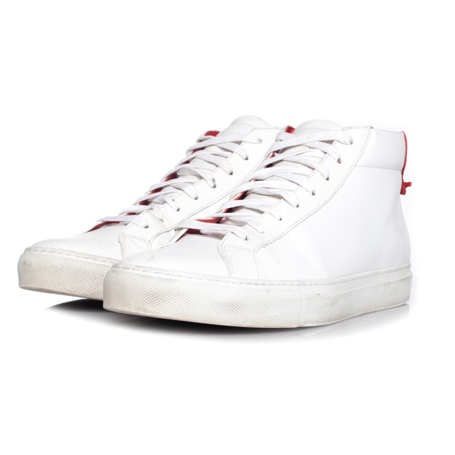 Givenchy hoge sneakers in het wit Unique Designer Pieces