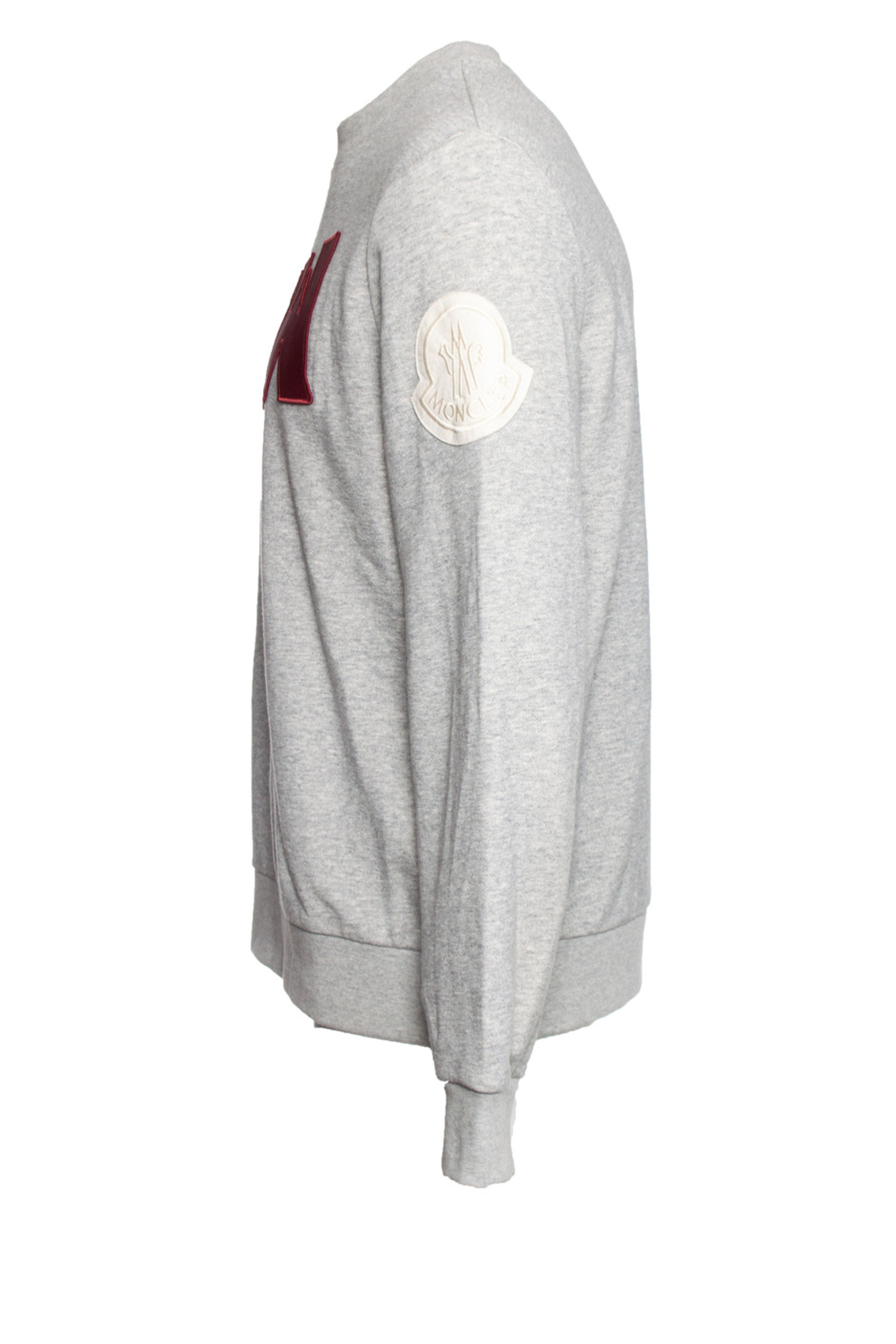 Moncler, grey crewneck Now sweater - Unique Designer Pieces Moncler, grey crewneck Now sweater - Unique Designer Pieces