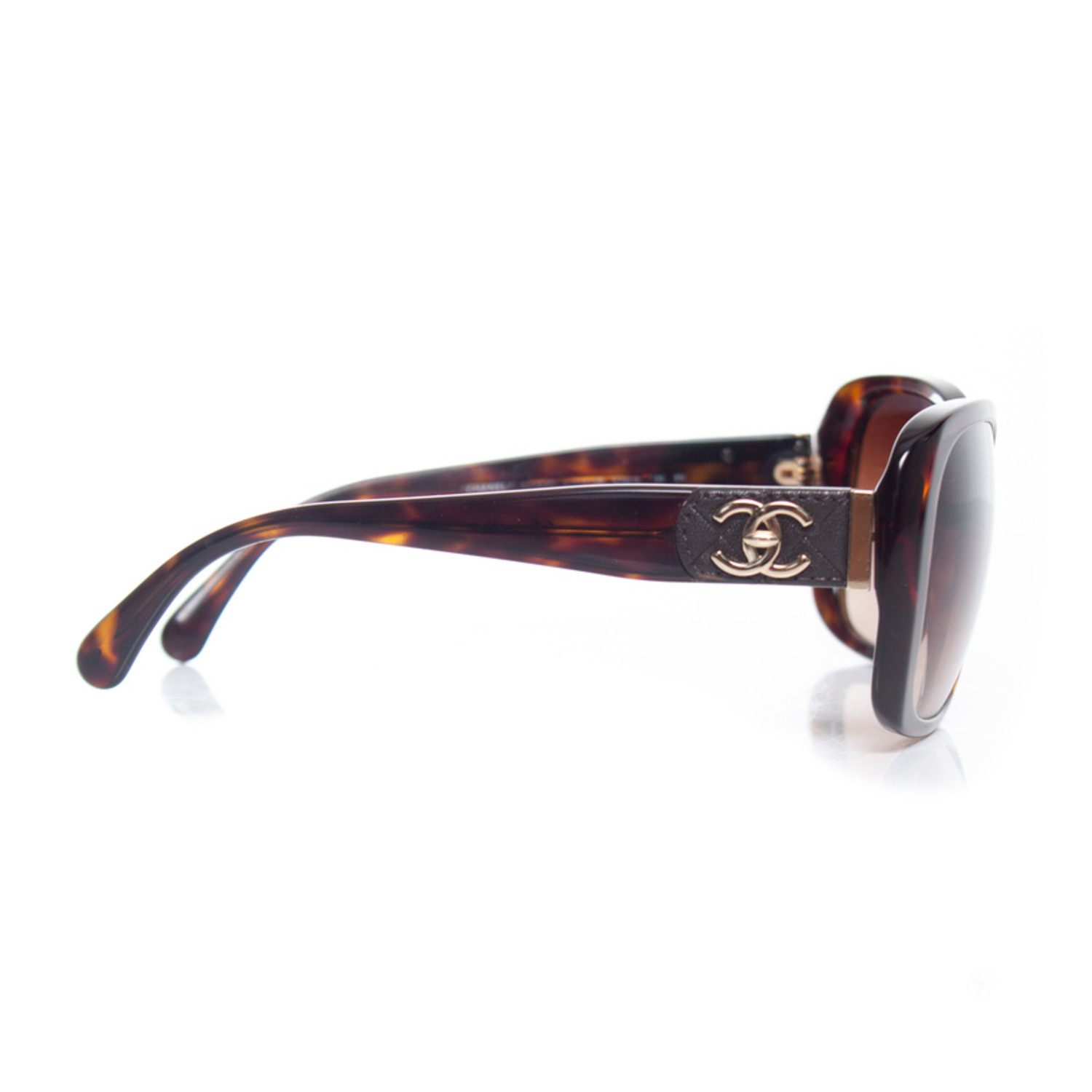 CHANEL CC Turnlock Sunglasses CHANEL Acetate CC Turnlock Sunglasses 5235-Q Black... | Depop main image 2