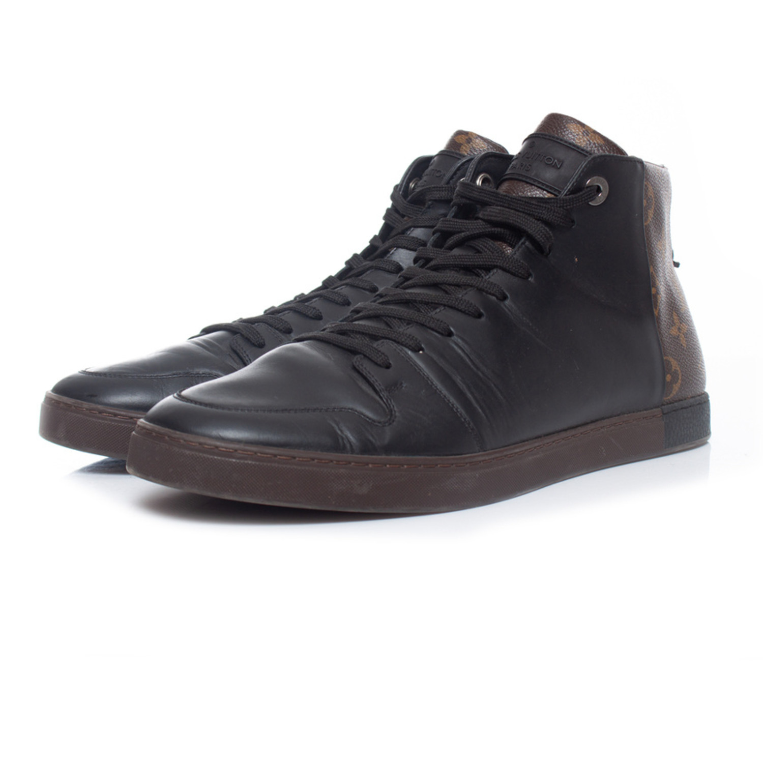 Louis Vuitton, monogram high top trainers Unique Designer Pieces