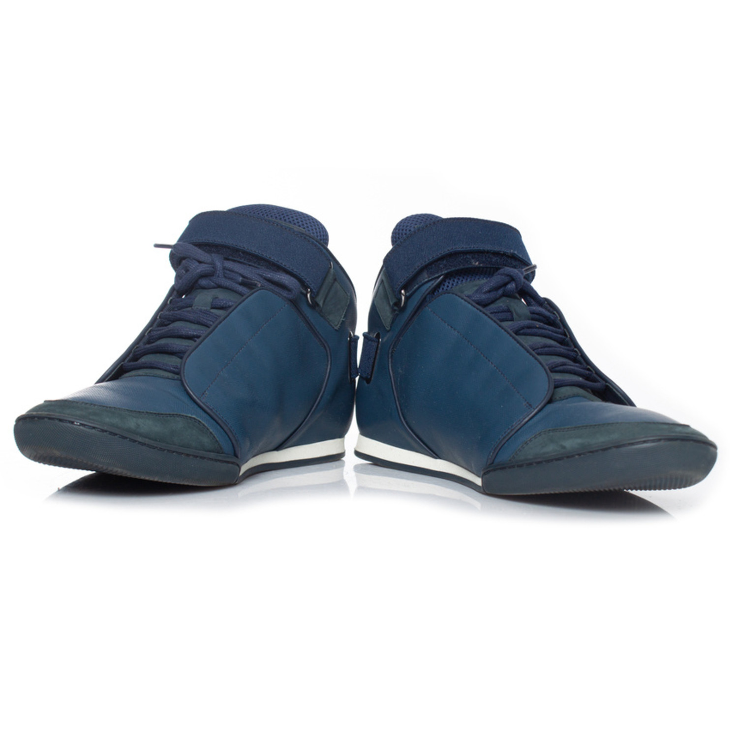 Louis Vuitton, hoge sneakers in blauw - Unique Designer Pieces