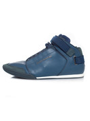 Louis Vuitton, Blauwe leren sneakers met klittenband - Unique Designer  Pieces