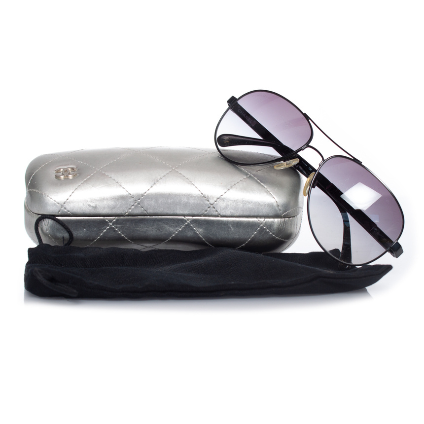 CHANEL Aviator sunglasses in c101s6  matte blackgray gradient  Breuninger