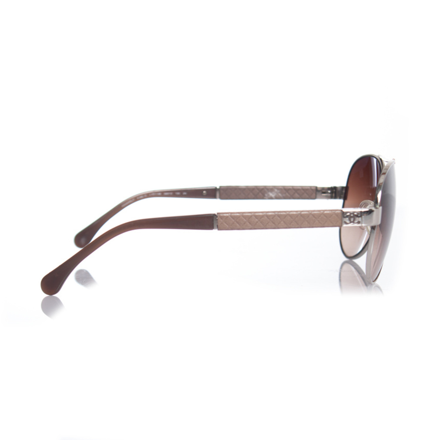 CHANEL Lambskin Aviator Sunglasses 4192Q Brown 13905 FASHIONPHILE #14 CHANEL Lambskin Aviator Sunglasses 4192Q Brown 13905 FASHIONPHILE