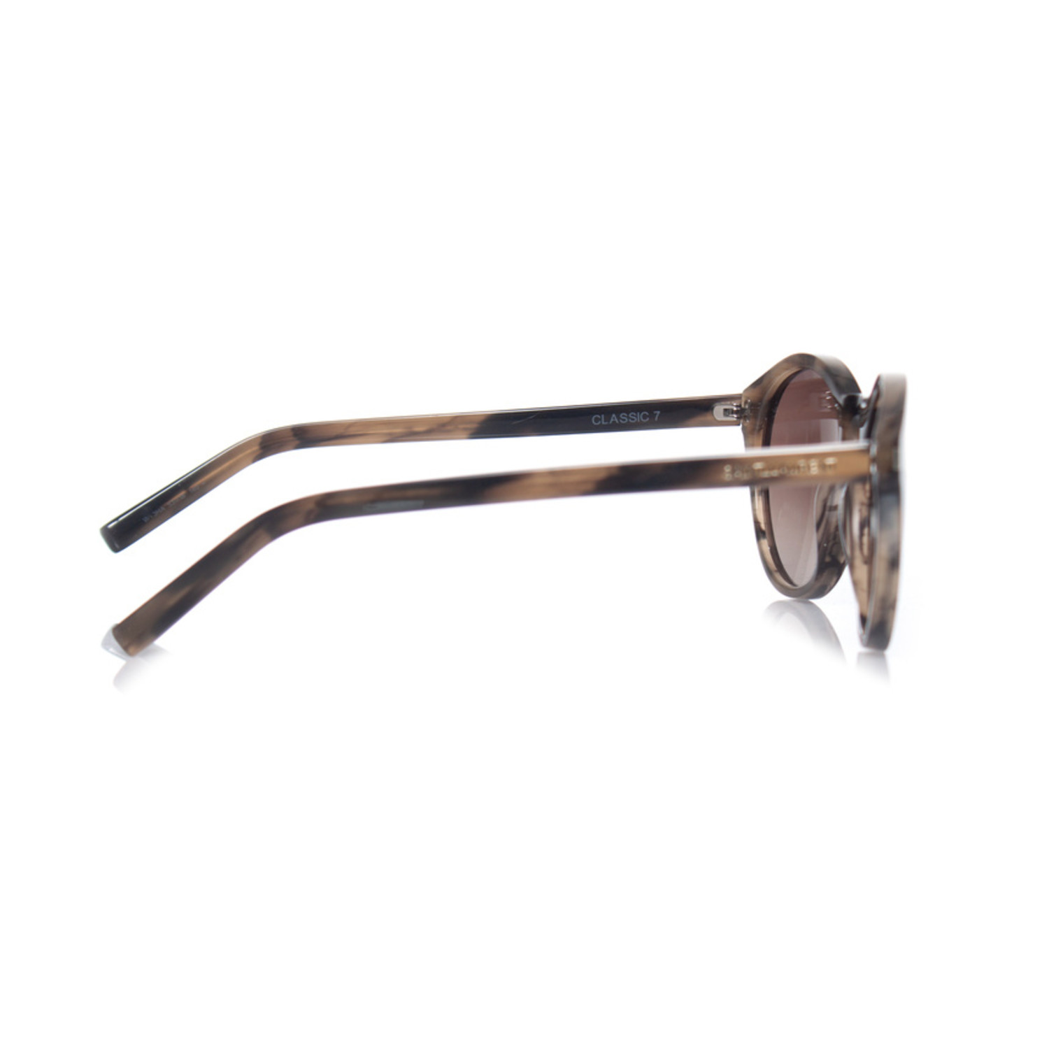 Saint Laurent Classic 7 Tortoiseshell Round Sunglasses Saint Laurent SL 521 Rim Tortoise Prescription Sunglasses main image 2