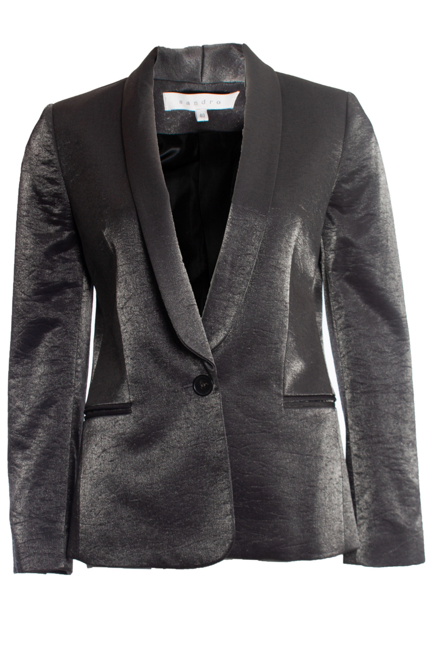 Sandro, Metallic blazer Unique Designer Pieces - Main Image