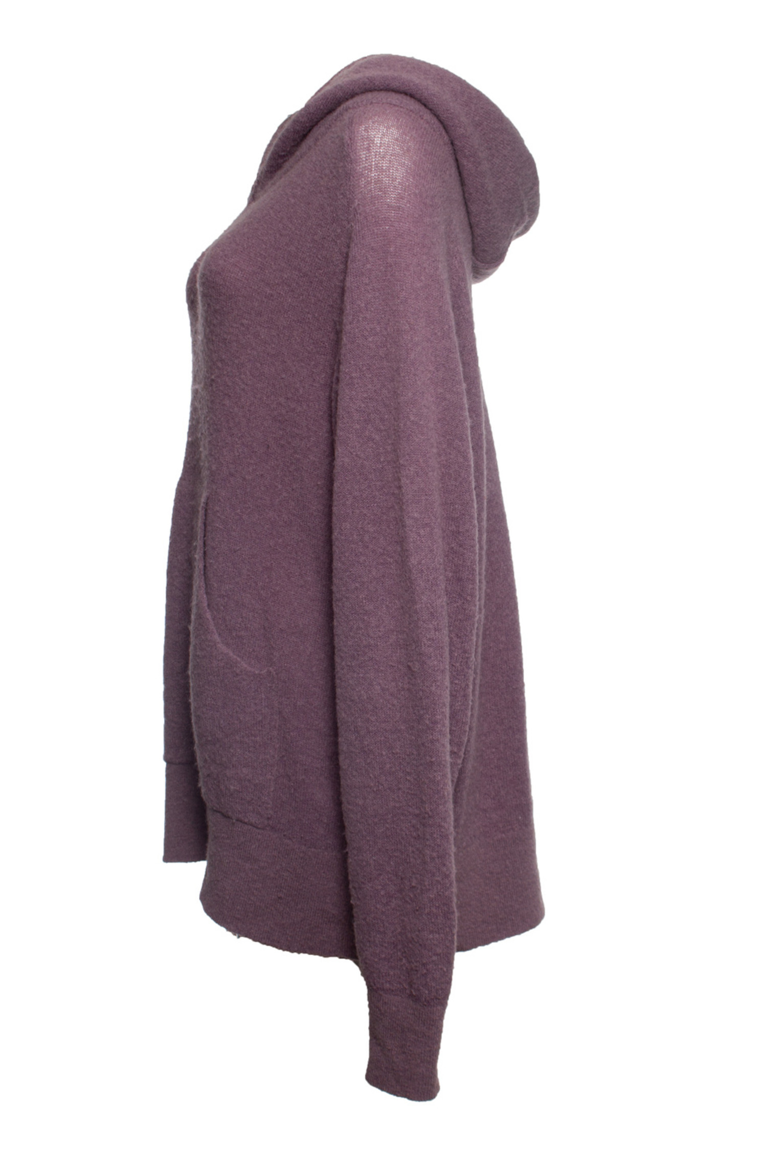 Haider Ackermann paarse trui met capuchon Unique Designer Pieces