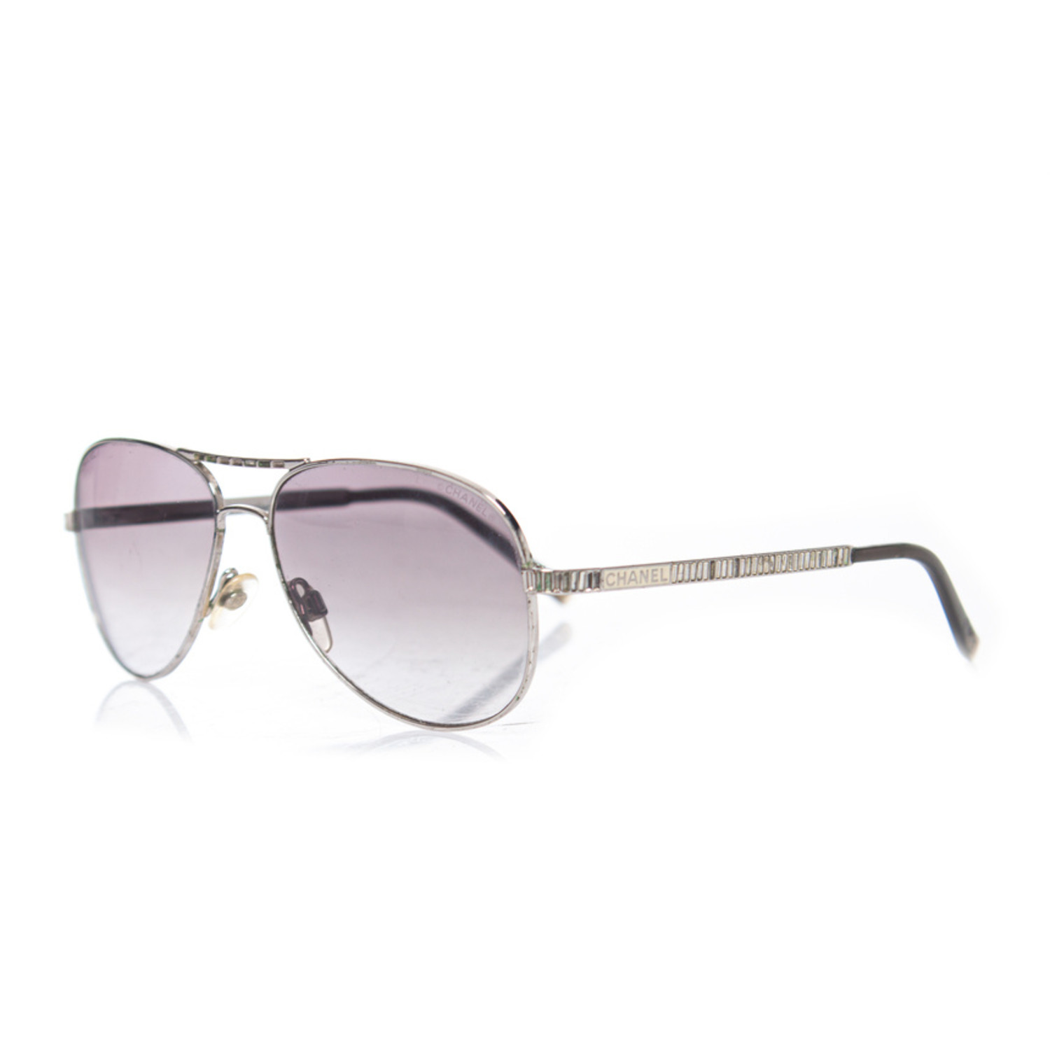 Chanel, Aviator sunglasses with rhinestones - Unique Designer Pieces