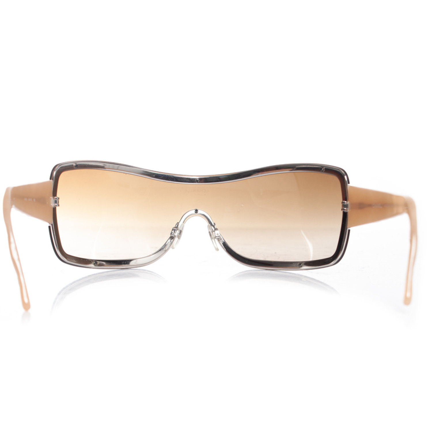 CHANEL Brown Shield Sunglasses for Women for sale