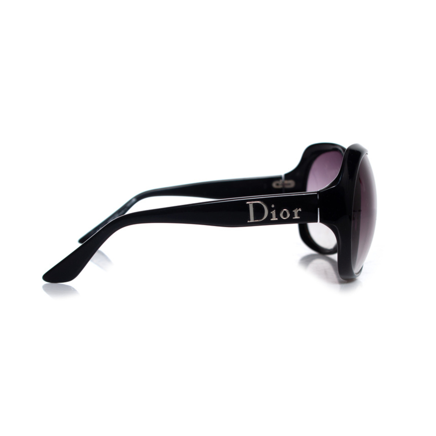 Dior, Black glossy sunglasses - Unique Designer Pieces
