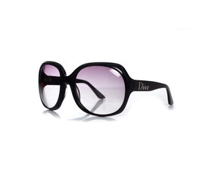 Dior, Black glossy sunglasses - Unique Designer Pieces display picture 2