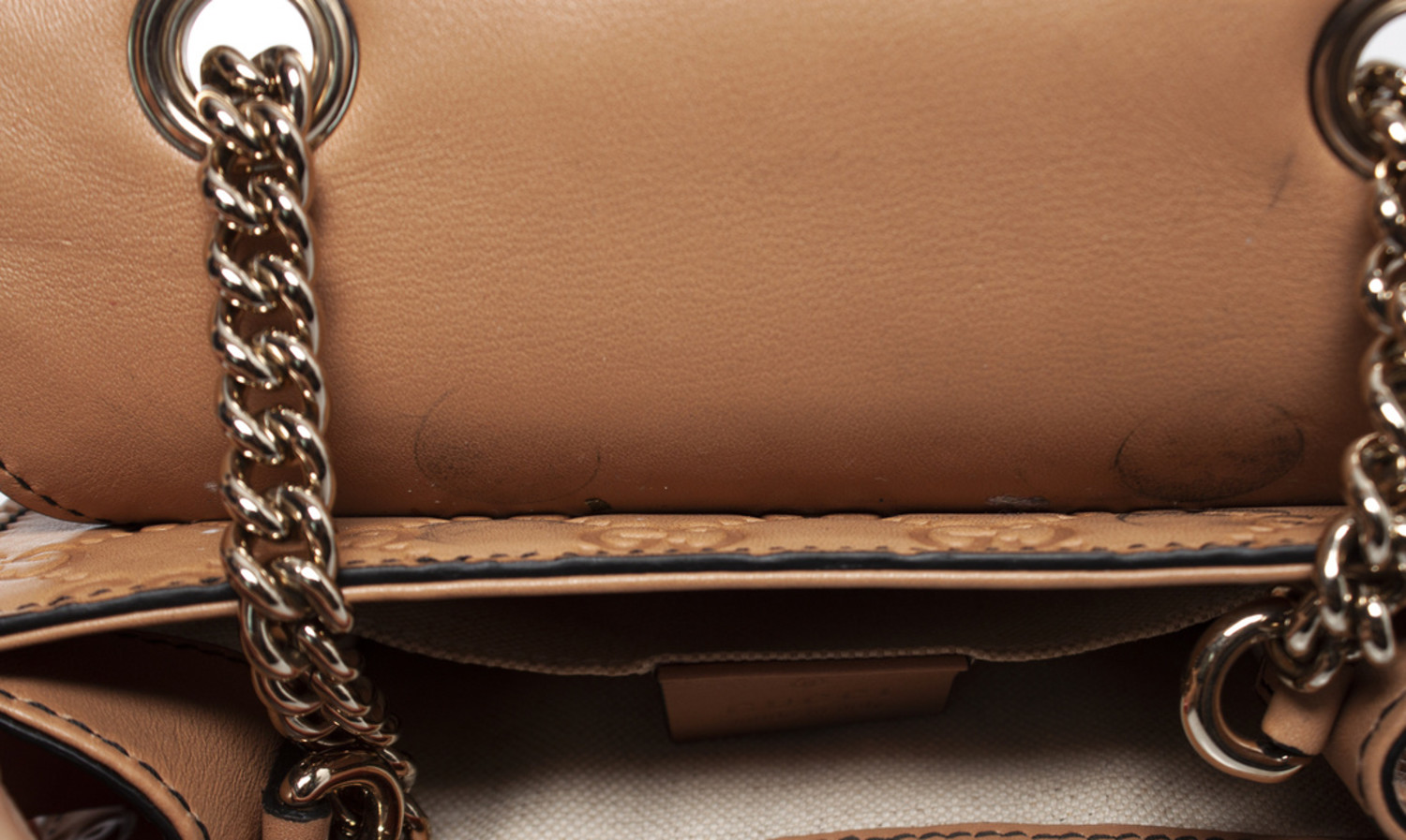 Gucci, GG embossed leather crossbody bag Unique Designer Pieces