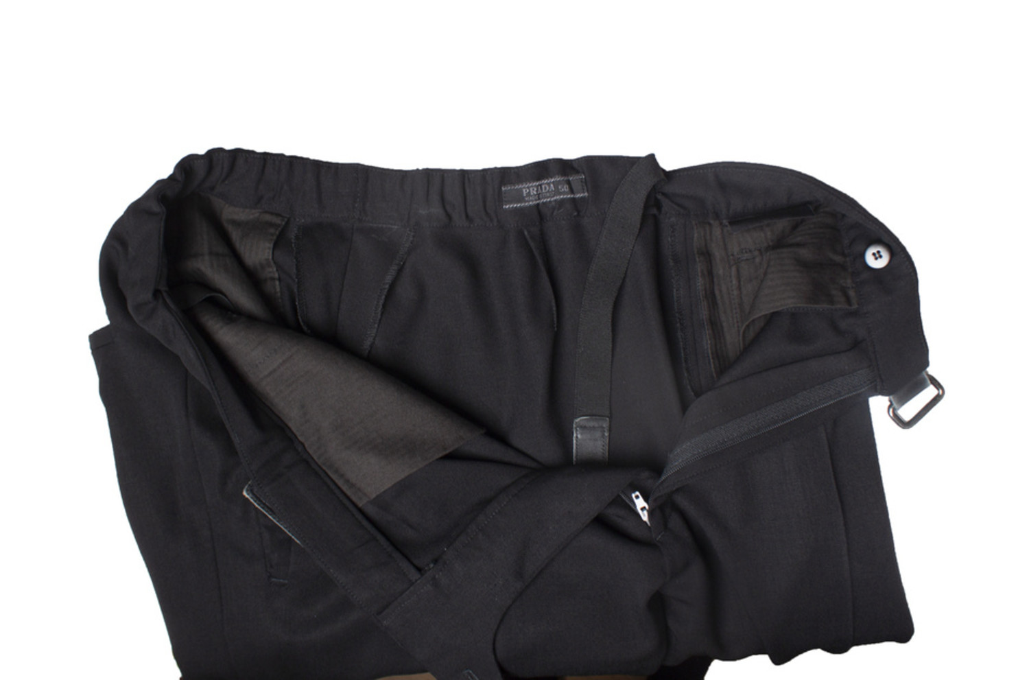 Prada, black pantalon - Unique Designer Pieces