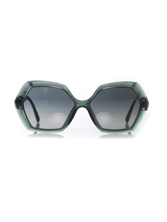 chanel hexagon sunglasses