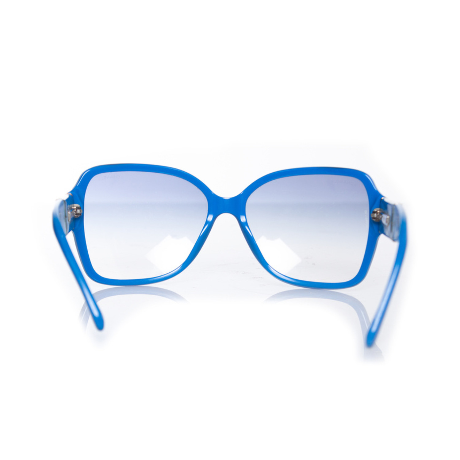 Chanel Blue Rimless Sunglasses  Dreaming Of Designer