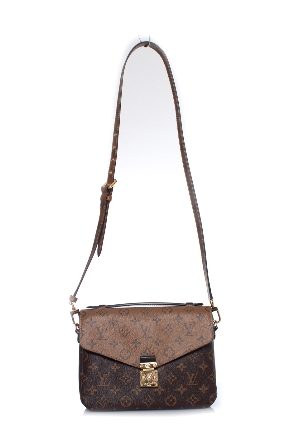 Louis Vuitton Reverse Monogram Pochette Metis Shoulder Bag (SHF-22715) –  LuxeDH