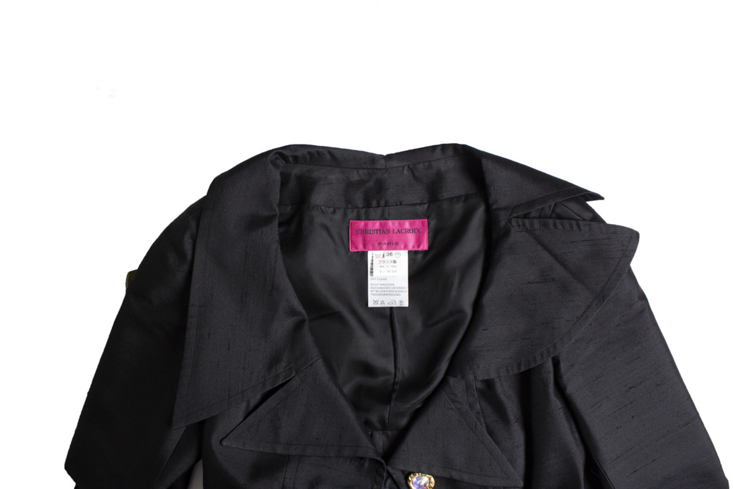 出産祝いなども豊富 Christian Lacroix, twin suit with ribbons and crystal ジャケット・アウター