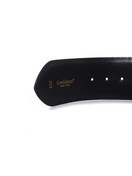 Gianni Versace, Blue croc stamped leather waist belt  display picture 2