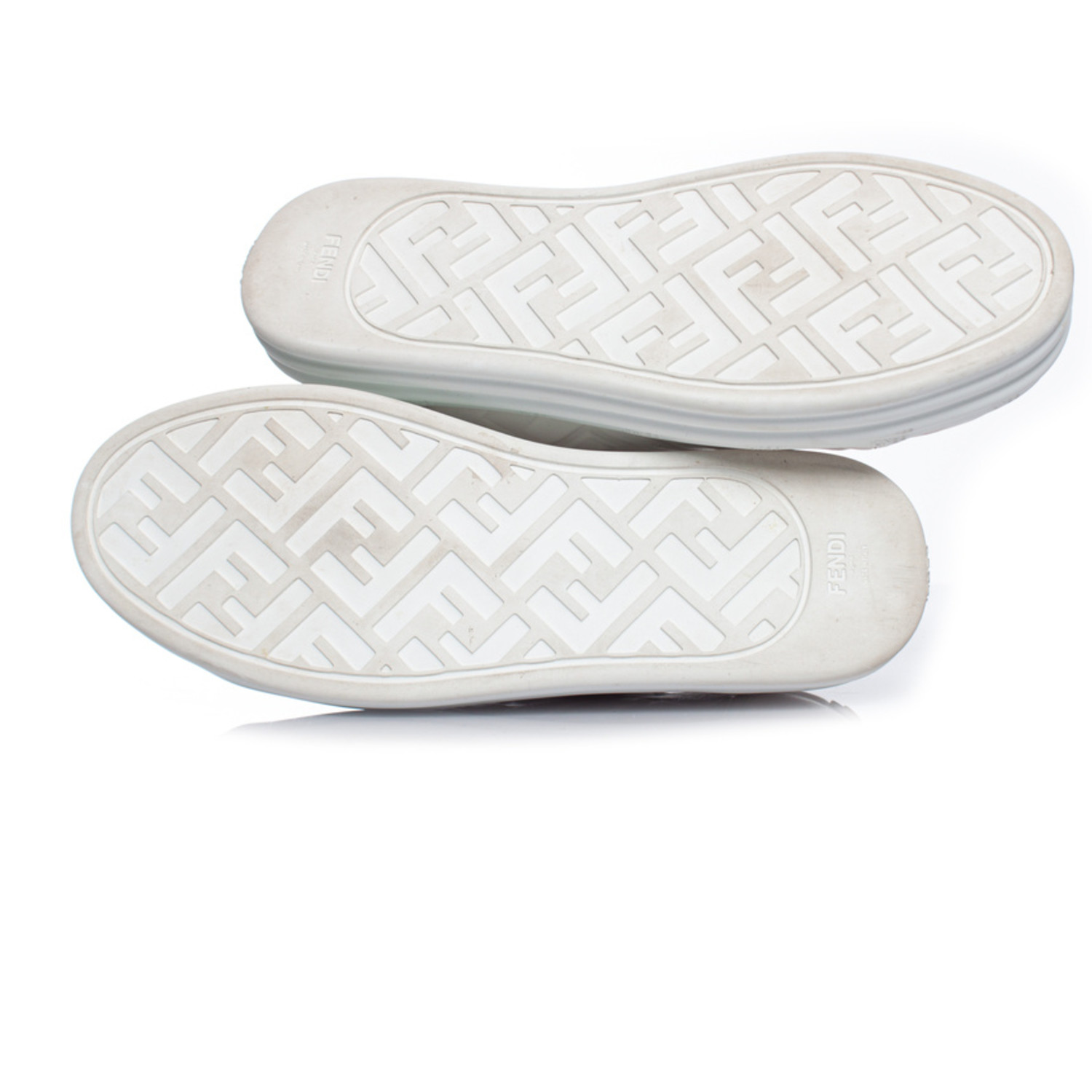 FENDI 22AW FF LOGO レザースニーカー_WHITE FENDI 22AW FF LOGO レザースニーカー_WHITE (FENDI/スニーカー