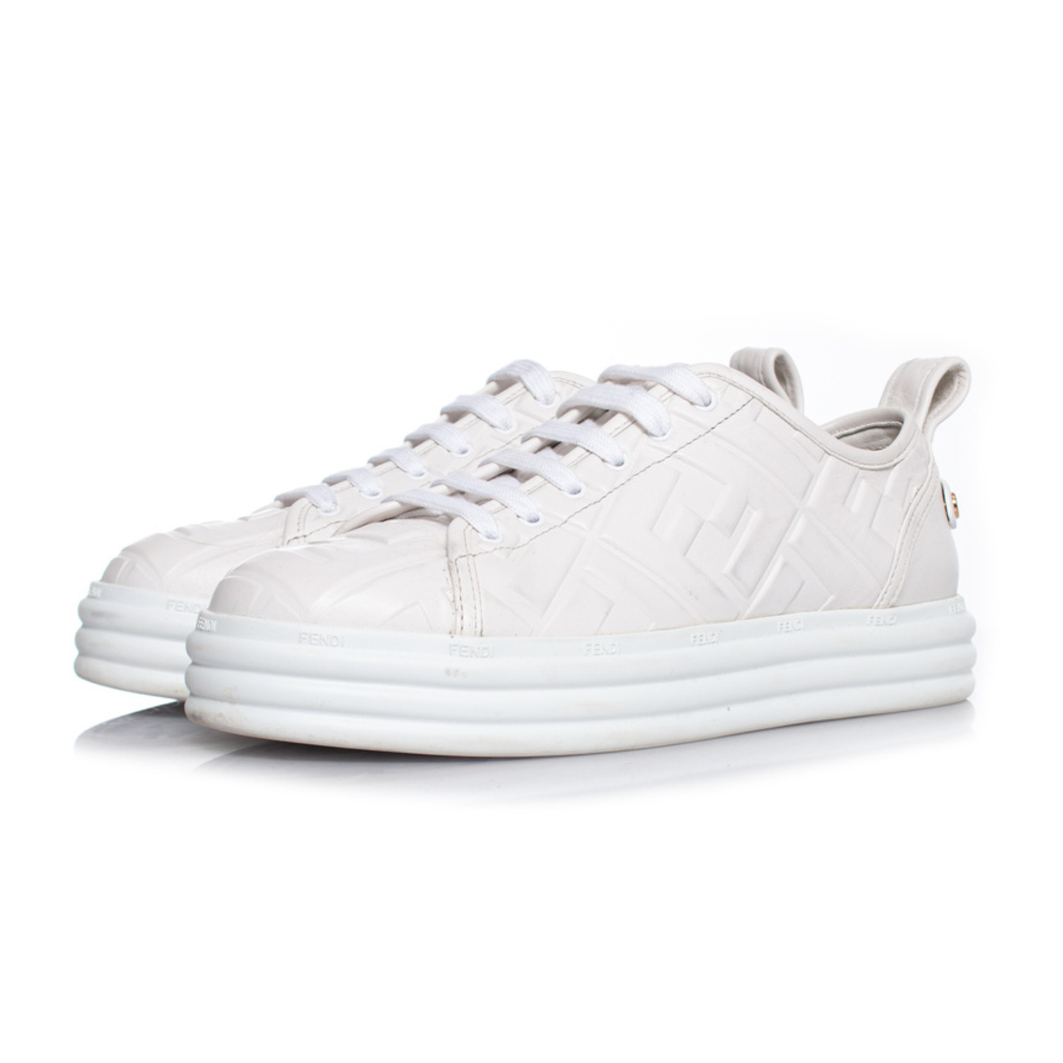 fendi-fendi-white-leather-ff- fendi-fendi-white-leather-ff-