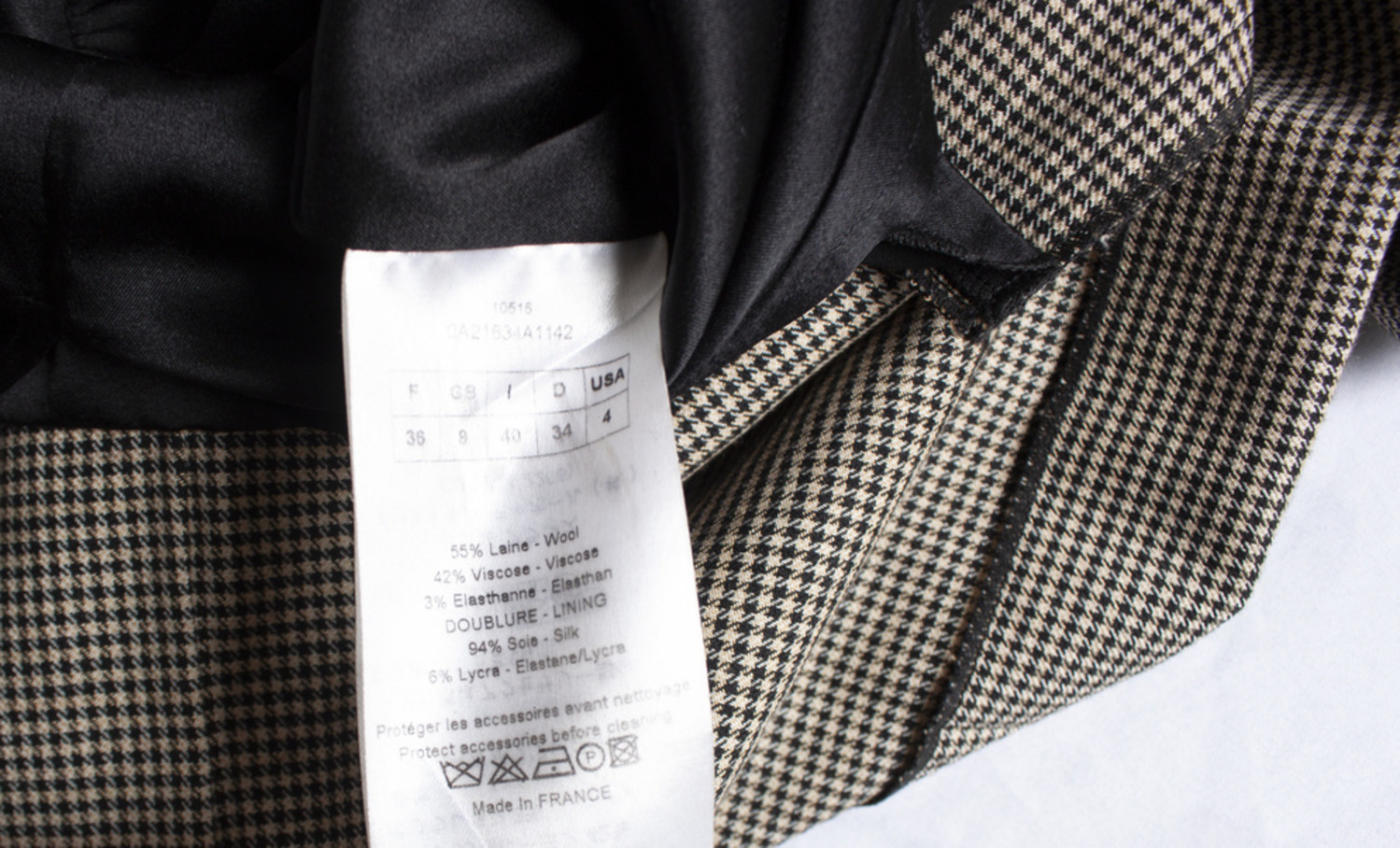 ワンピースその他 Dior ROBE PIED DE POULE Christian Dior, Pied de poule dress - Unique Designer Pieces