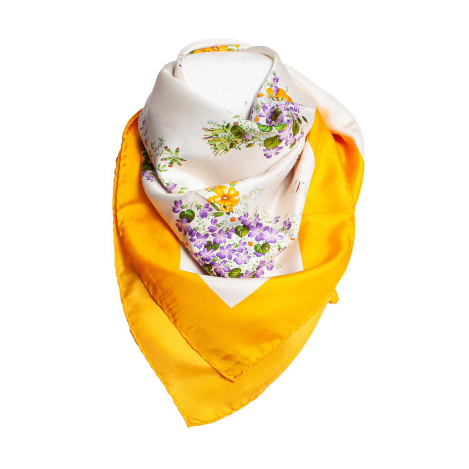 Gucci, Vintage sjaal bloemenprint - Unique Designer Pieces