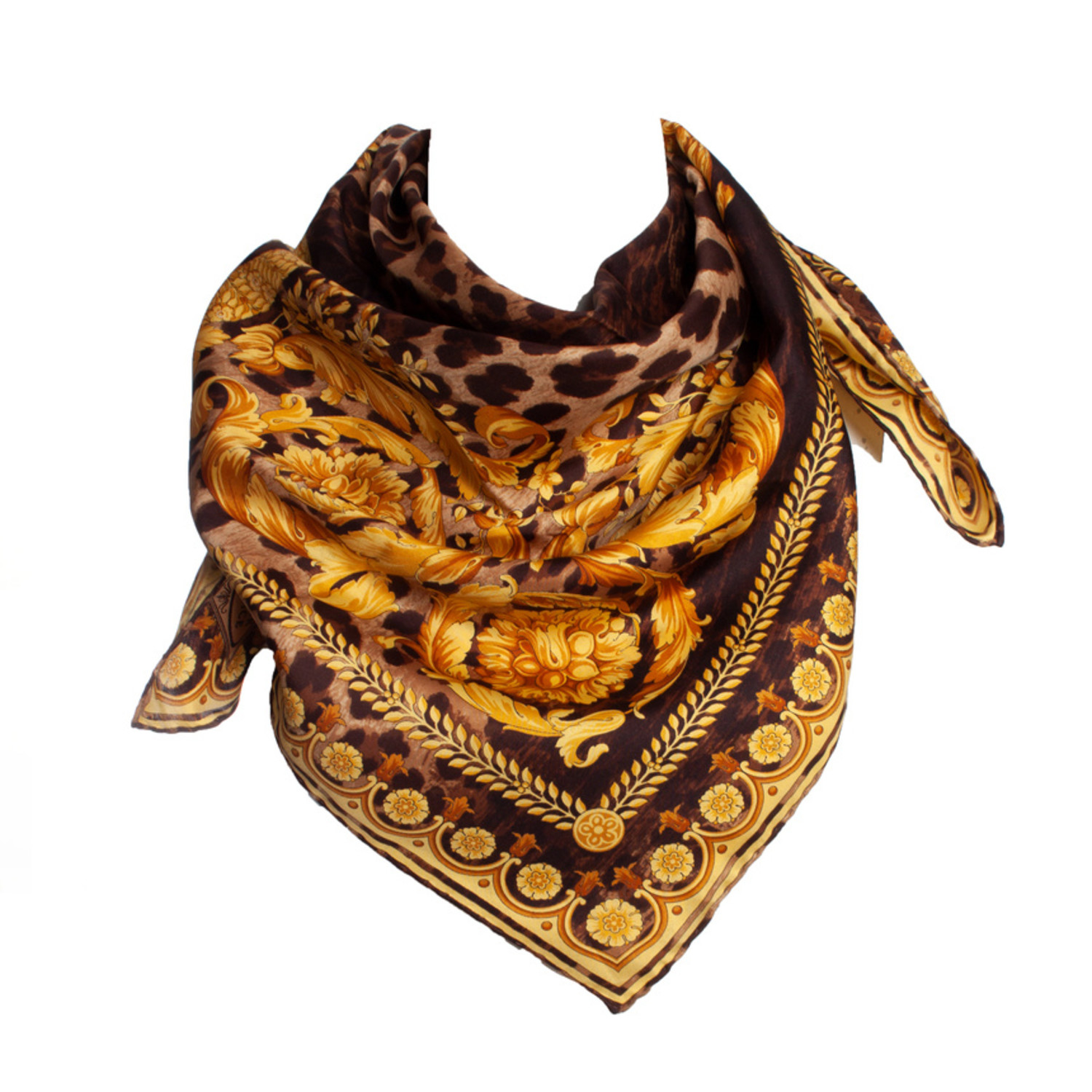 geestelijke Nauw blootstelling Atelier versace, Barocco bedrukte sjaal - Unique Designer Pieces