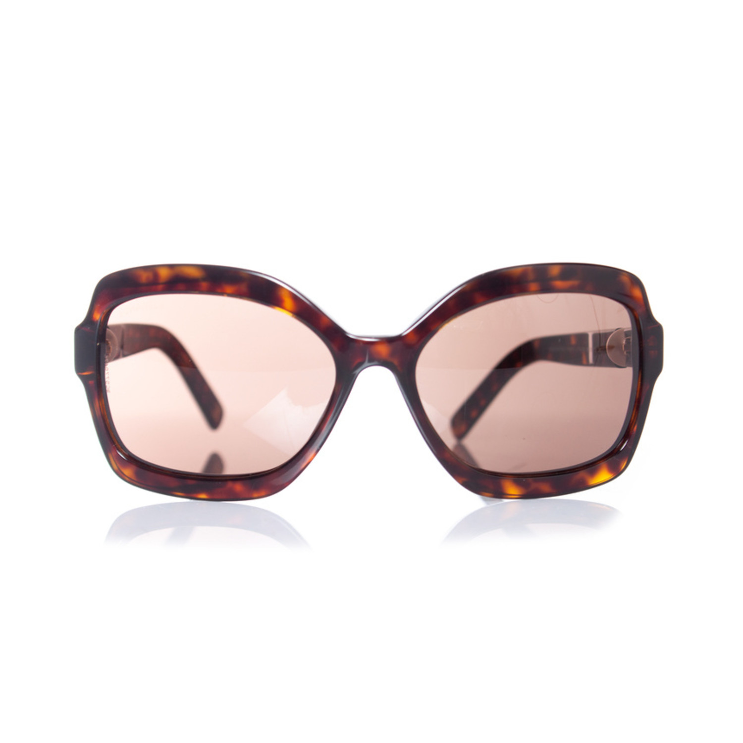 Chanel, Brown tortoise sunglasses with pearl - Unique  display picture 3