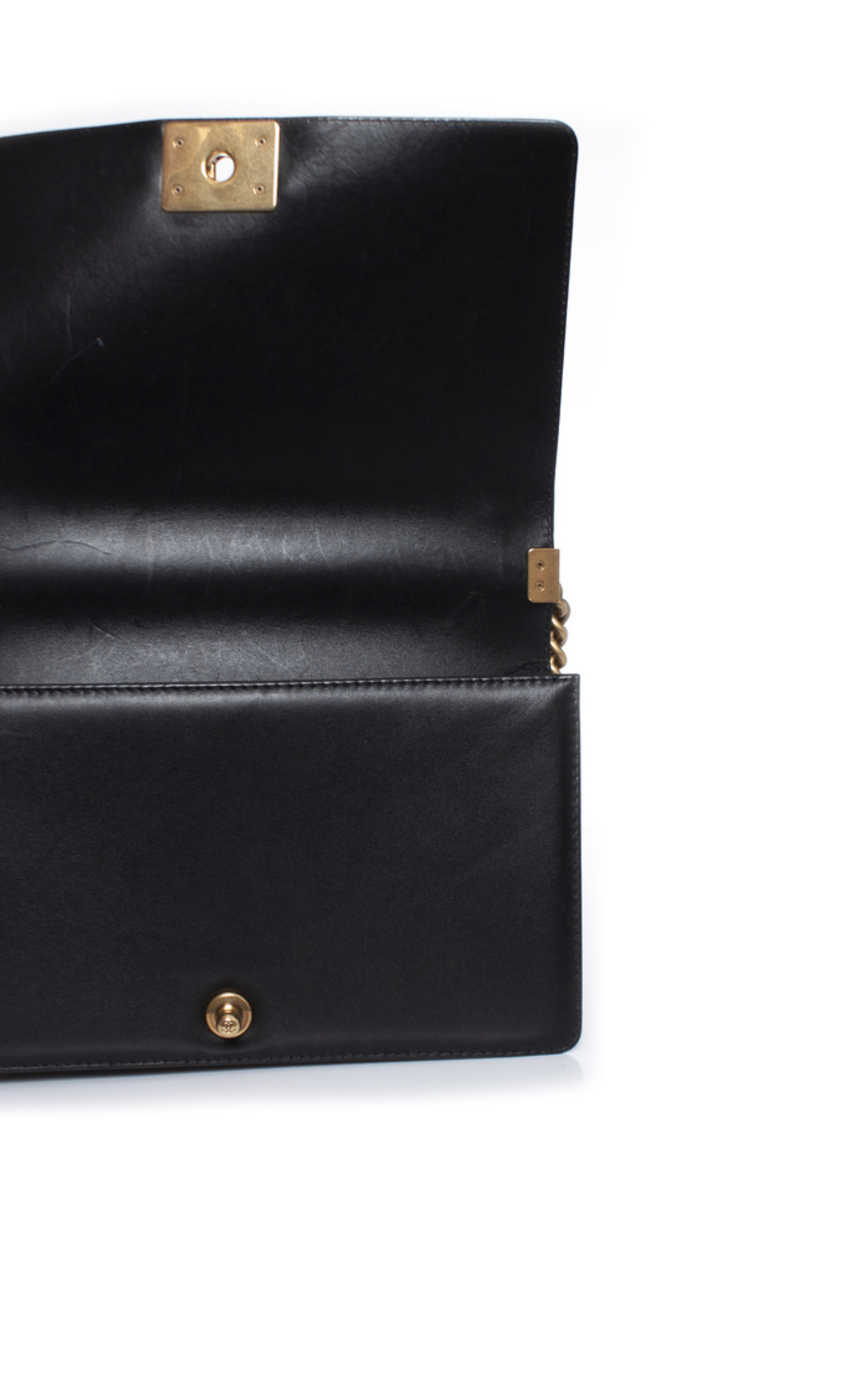 Chanel boy python black hotsell