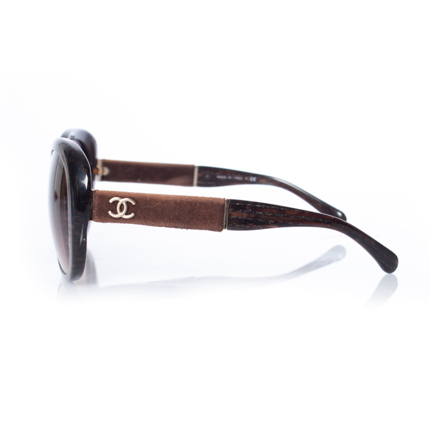 Chanel Navy Blue 4248-J Denim Frame Oval Sunglasses Chanel | TLC