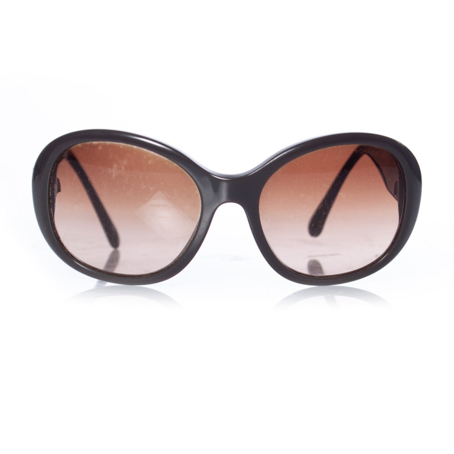 Chanel, brown sunglasses with CC turnlock - Unique Designer  display picture 3