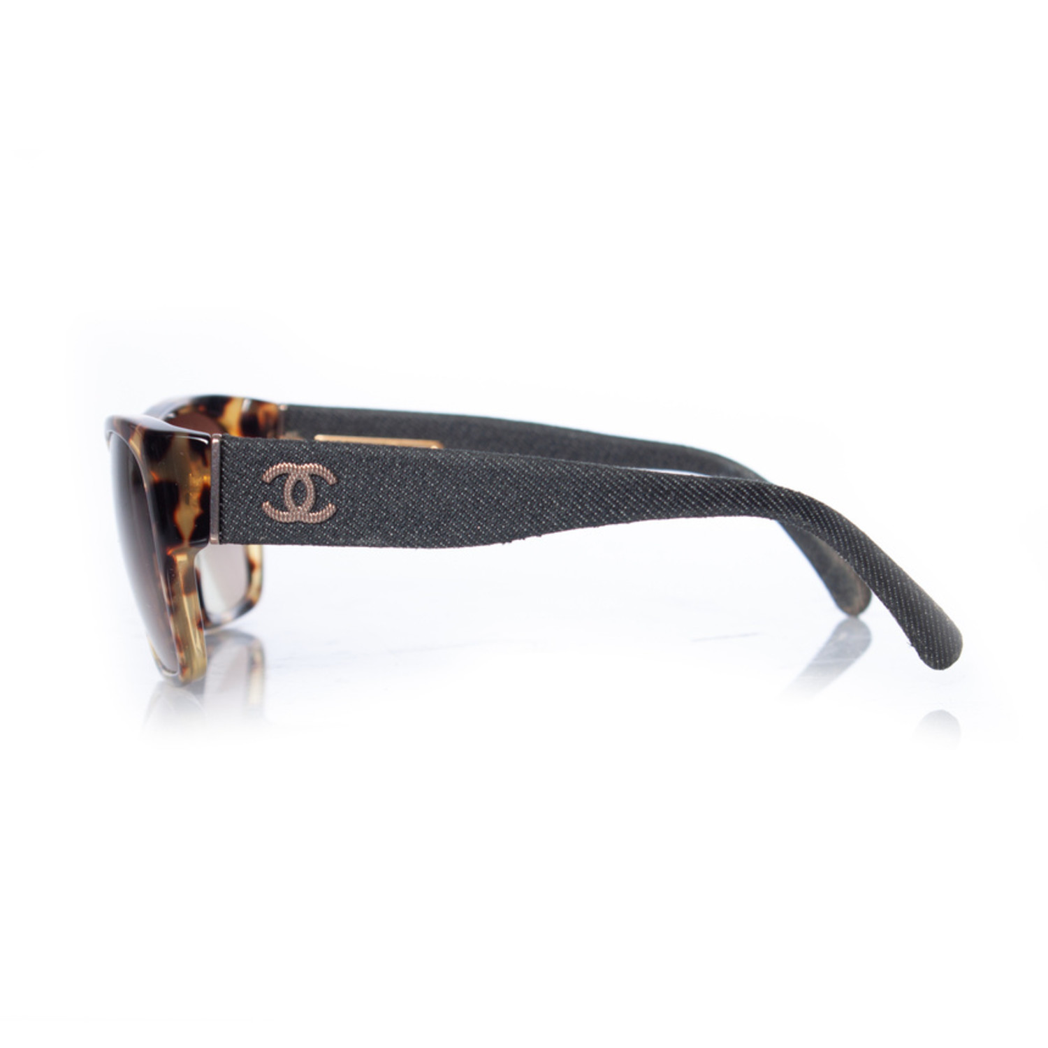 Chanel 2019 Denim Rectangle Sunglasses - Black Sunglasses, Accessories -  CHA446741 | The RealReal