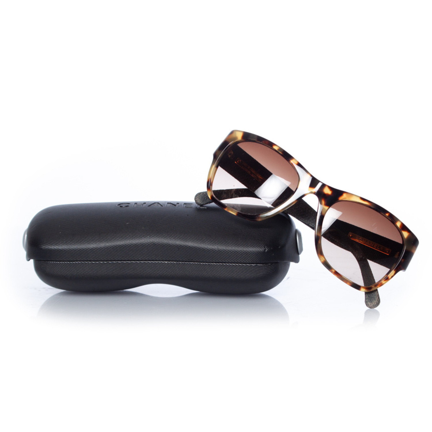 Chanel, Tortoise and denim sunglasses - Unique Designer Pieces