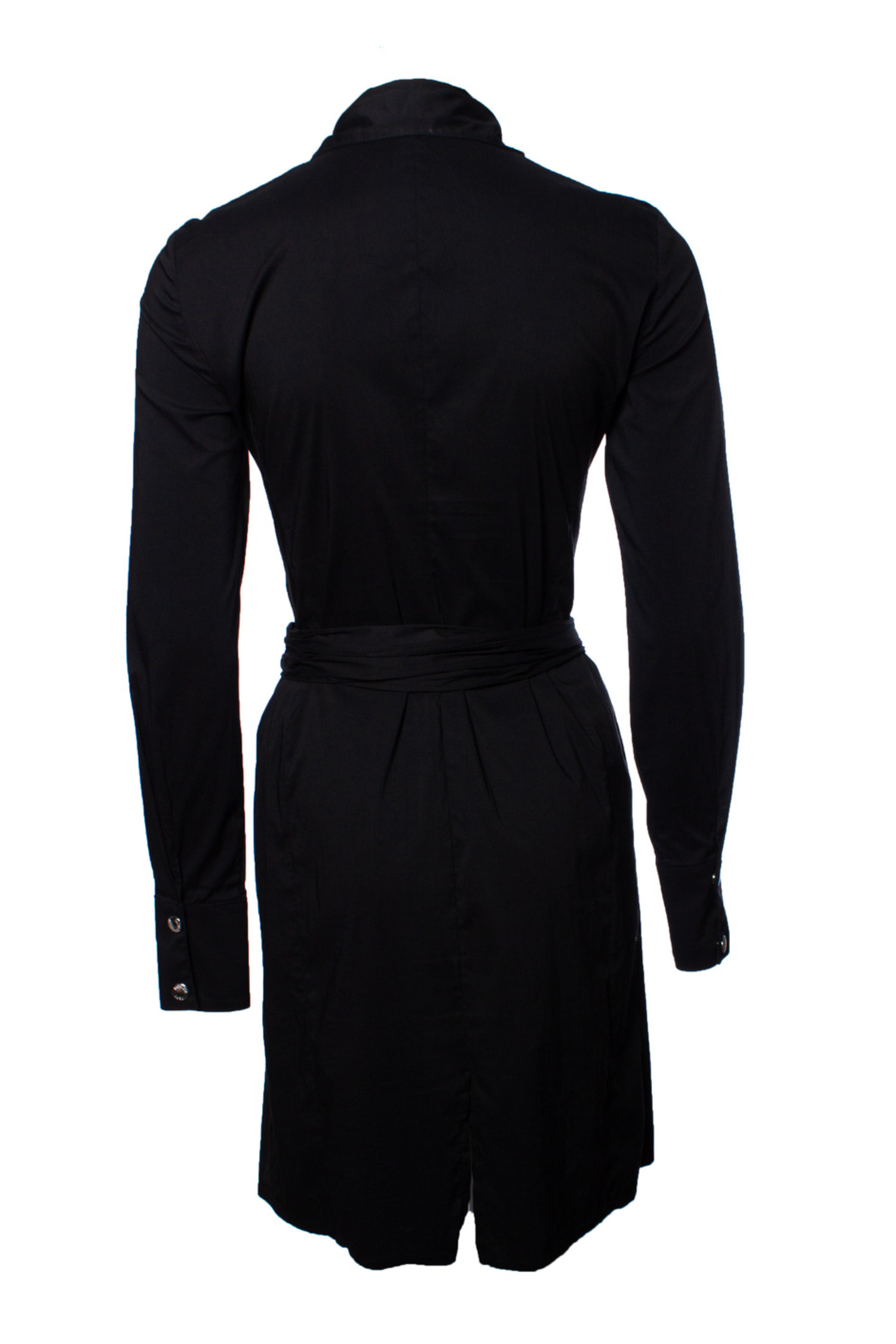 Patrizia Pepe, black dress with belt - Unique Designer Pieces