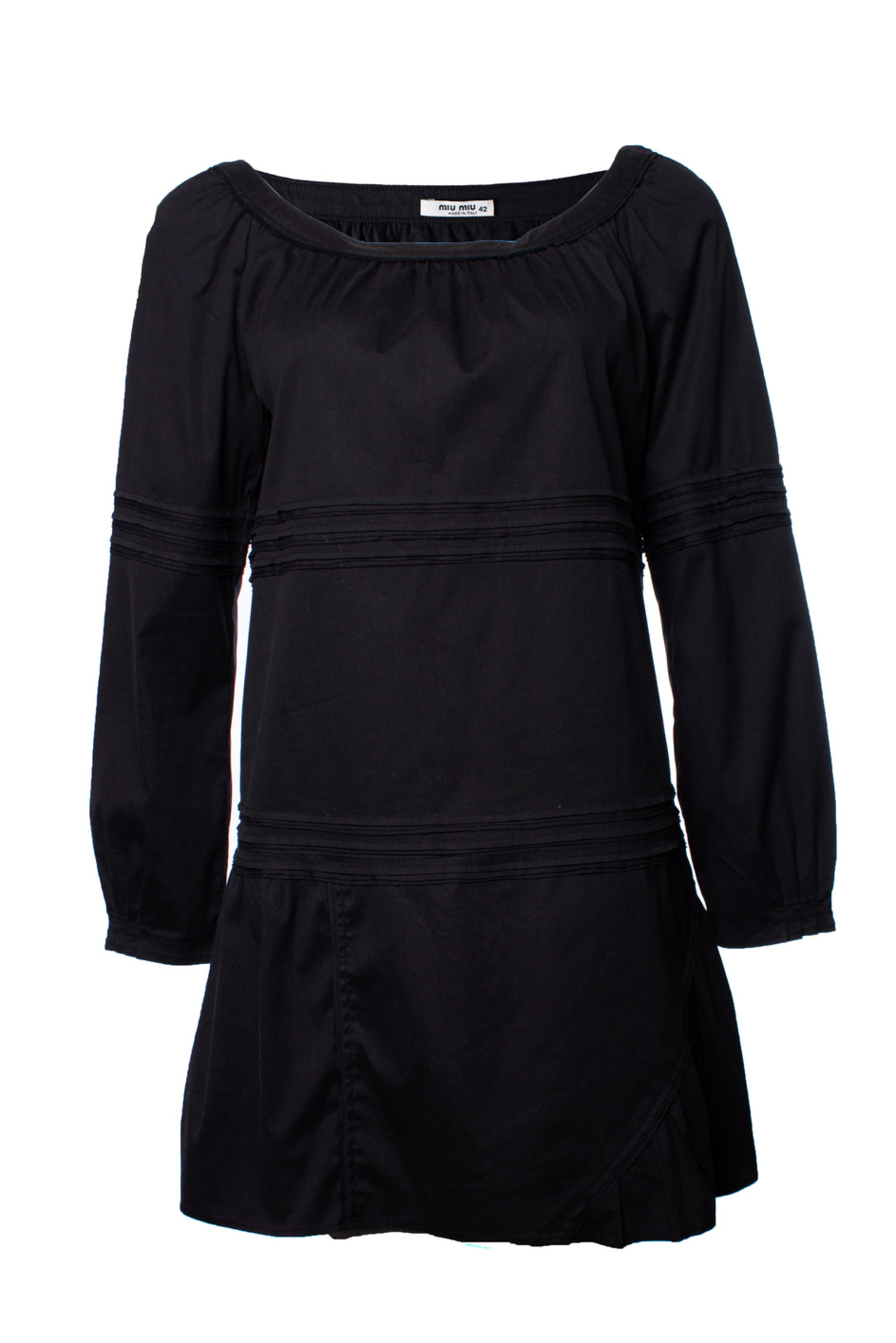 ワンピース MIU MIU Black Flare Dress Miu Miu, Black flared dress - Unique Designer Pieces