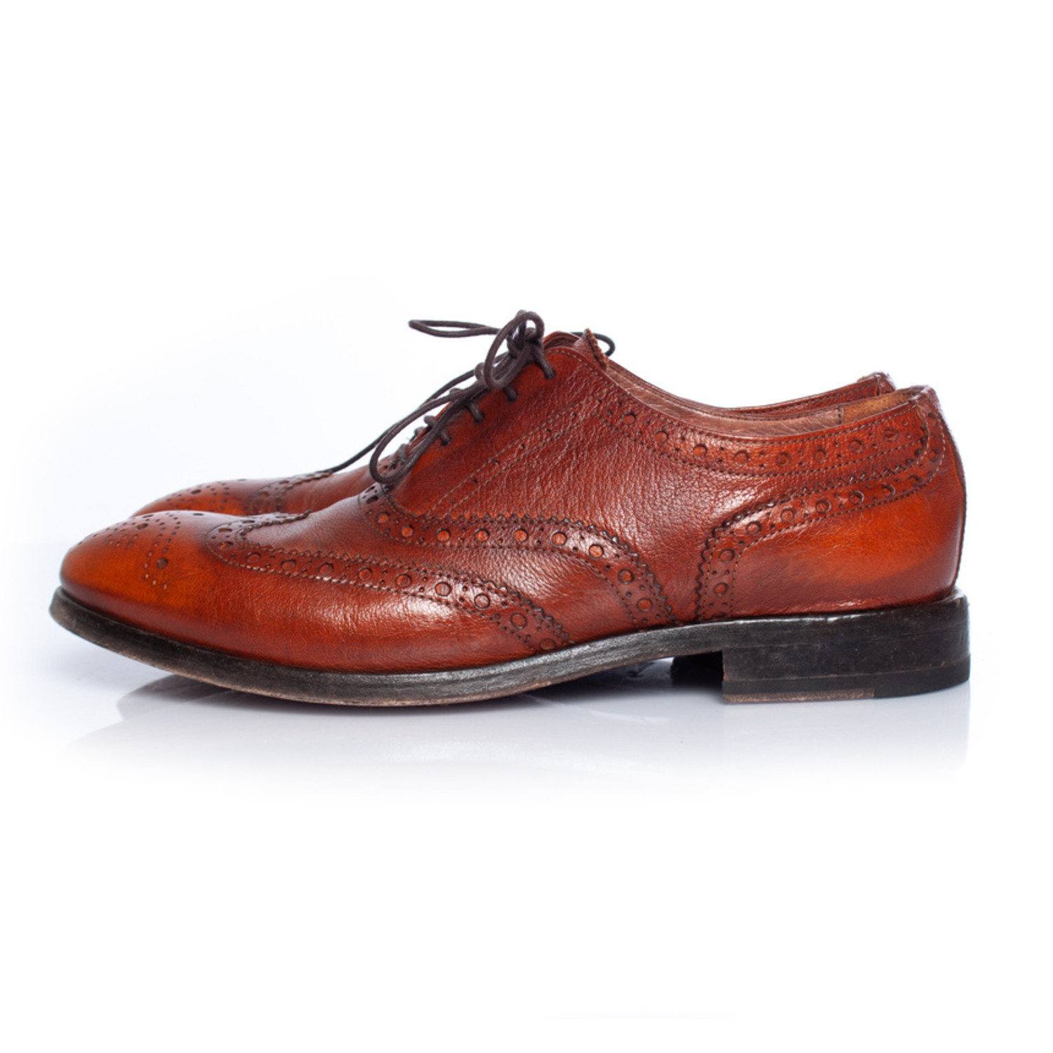 Paul Smith, Broque leather lace up shoes - Unique Designer 